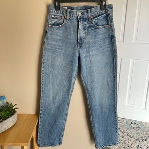 Gap sky high straight leg jeans